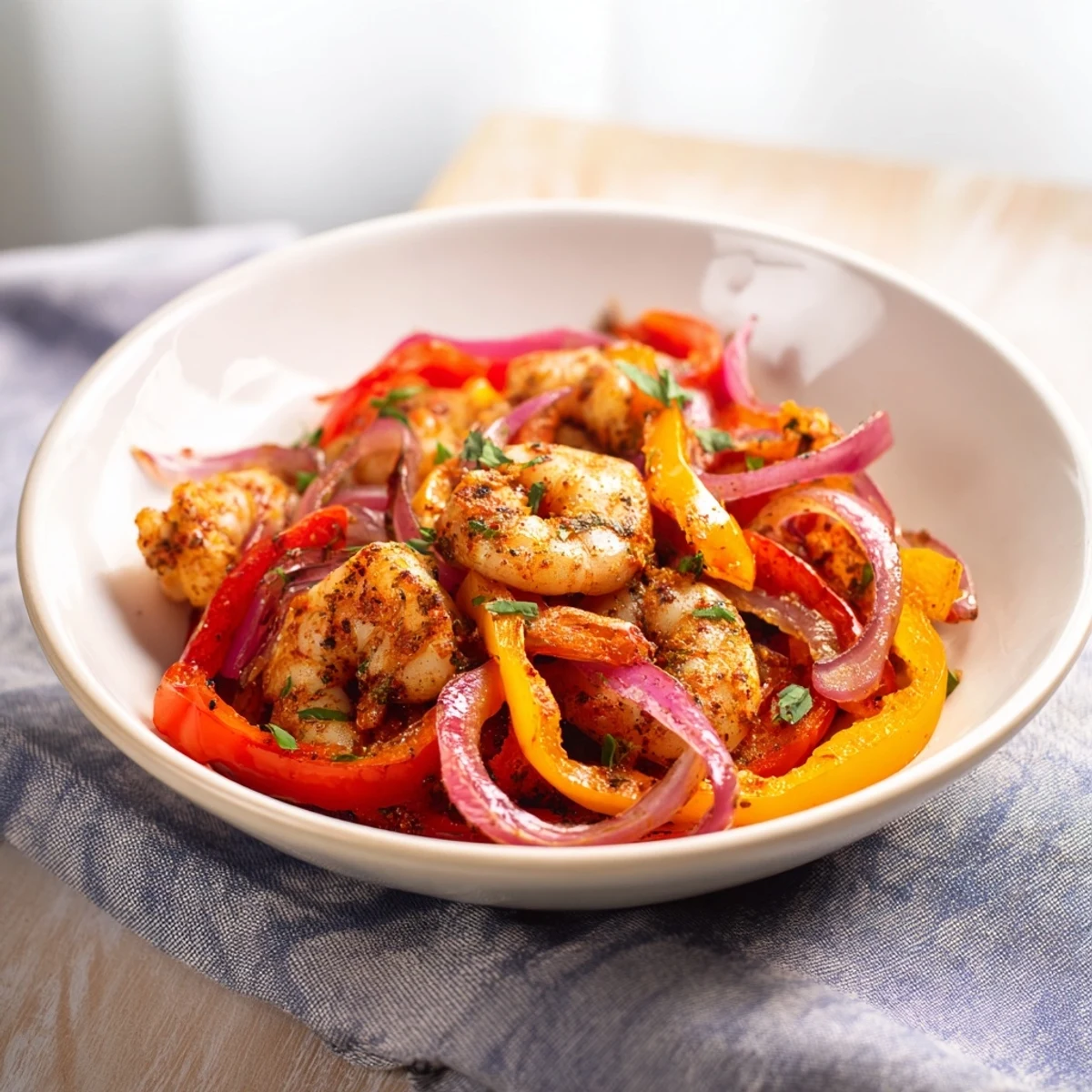 Easy Sheet Pan Shrimp Fajitas #10