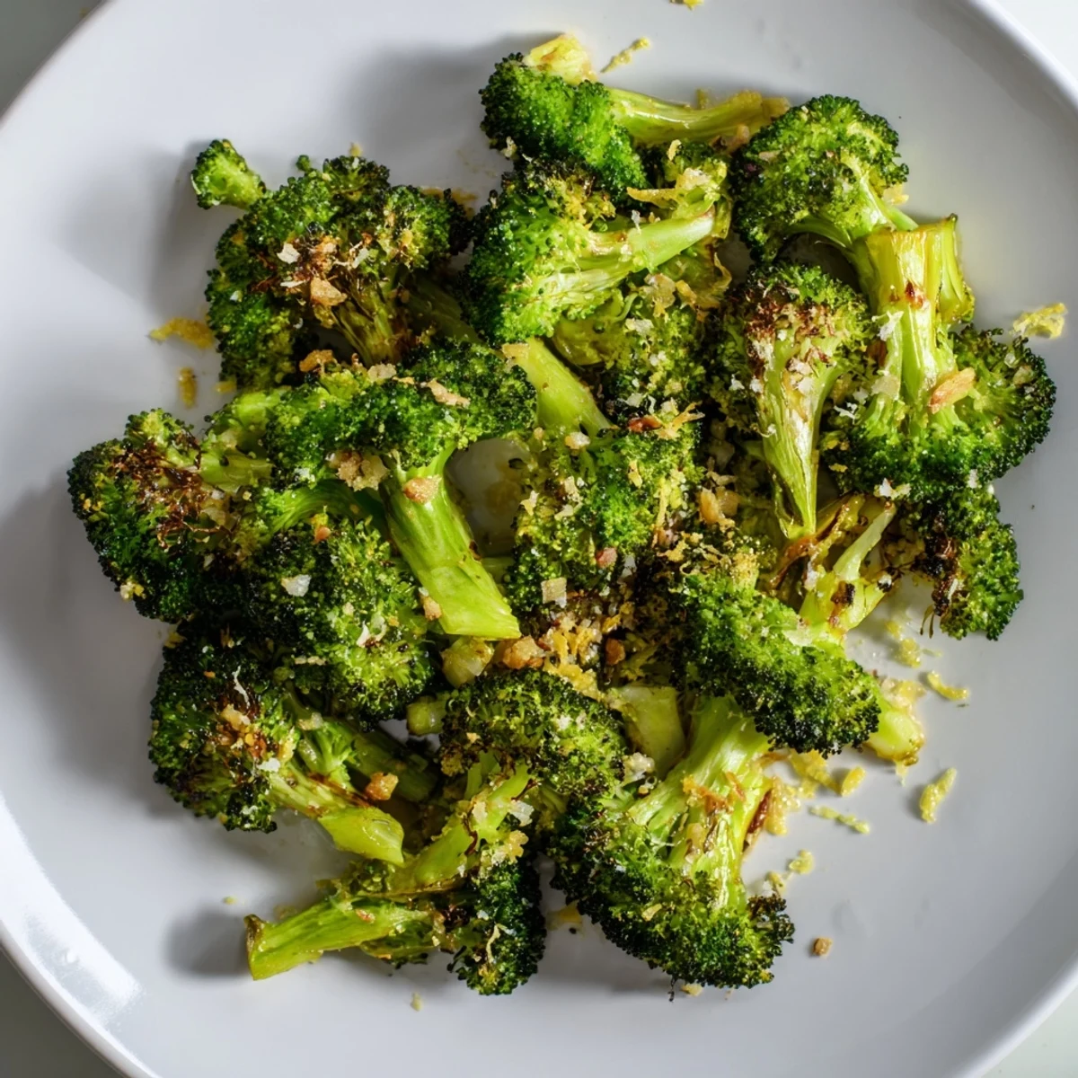Lemon Garlic Roasted Broccoli