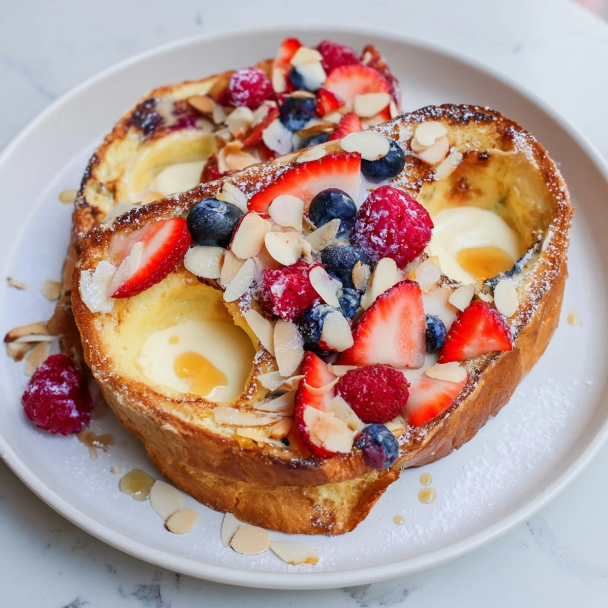 Custard Toast Breakfast Treat