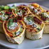 Smoked Salmon Cucumber Pinwheels