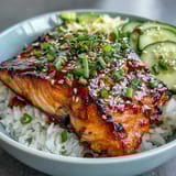 15-Minute Teriyaki Salmon Bowl