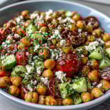 Cold Chickpea Lemon Herb Salad