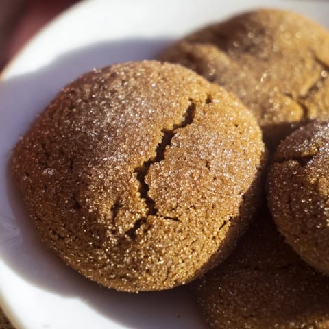Soft-Baked Ginger Molasses Cookies