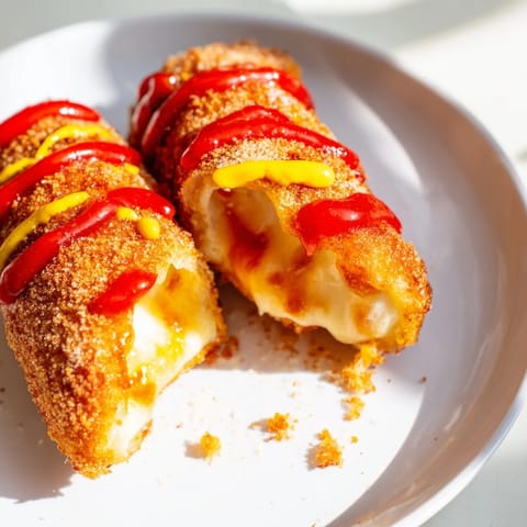 Cheesy Korean Corn Dogs