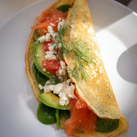 Blender Egg Crepe Wrap