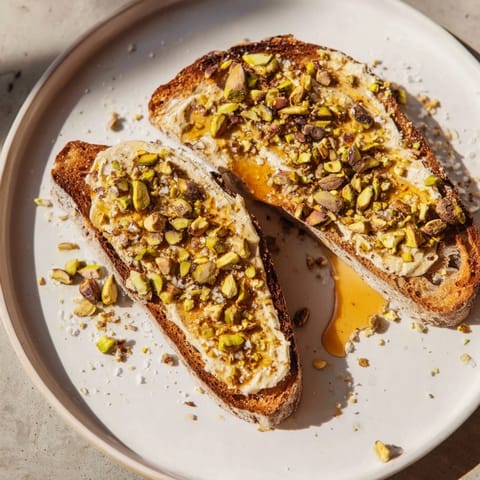 Pistachio Butter Toast