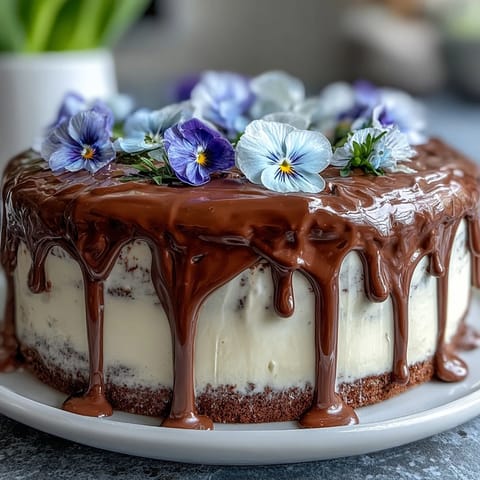 Spring Floral Drip Lemon