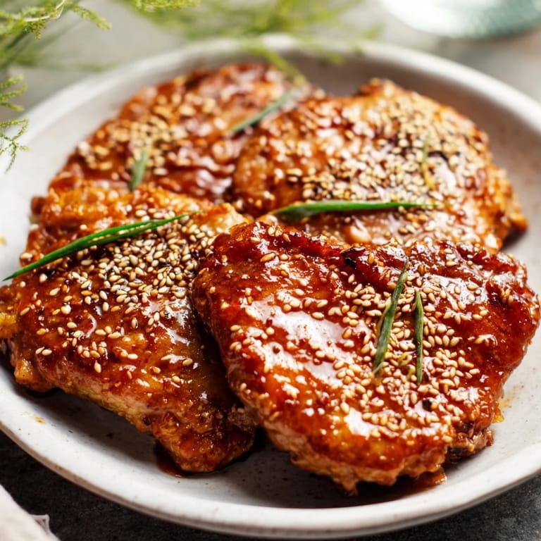 Savory and sweet, this image showcases perfectly caramelized Crispy Honey-Soy Glazed Brussels Sprouts with sesame seeds.