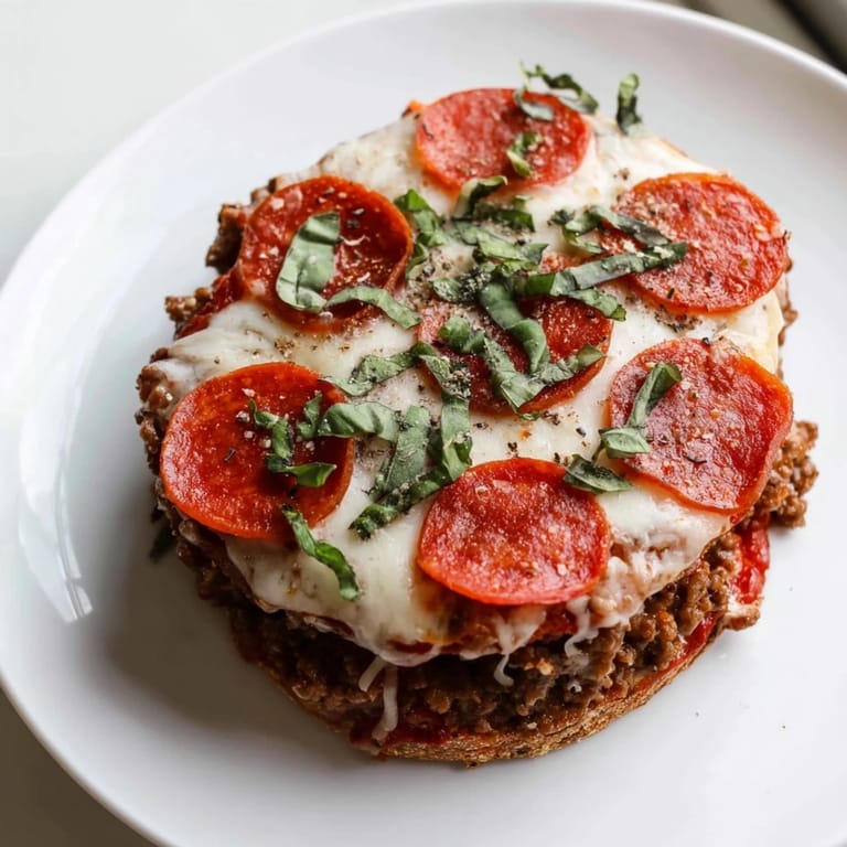 Imagine a perfectly baked Meat Pizza Pepperoni Stack with layers of flavor, ready to enjoy at dinner.