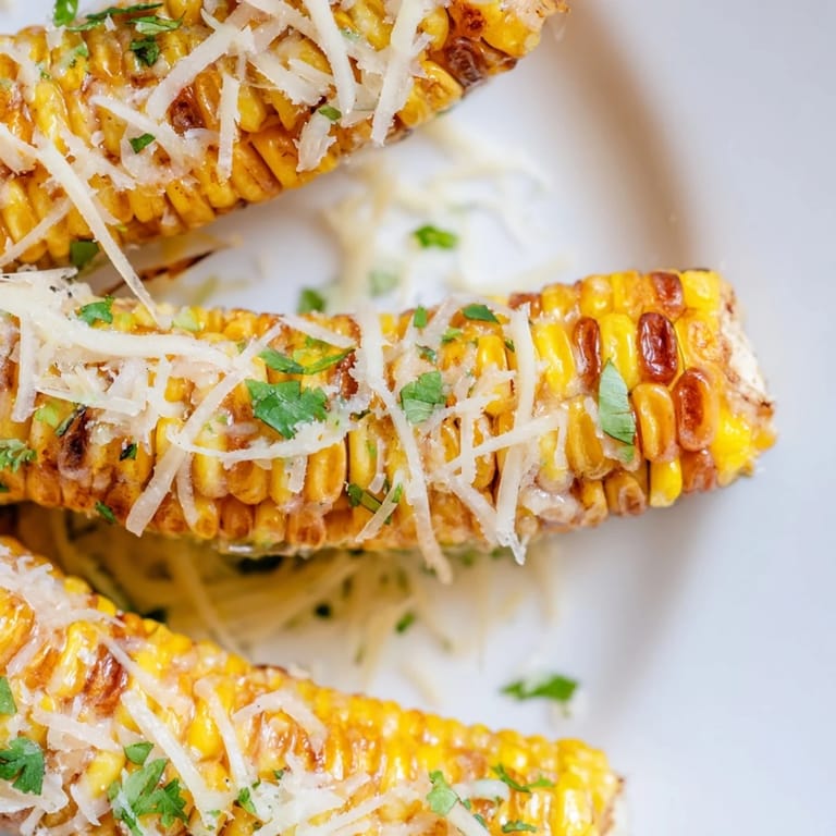 Freshly baked Cheesy Corn Ribs display curled golden edges and a gooey cheese topping, finished with a sprinkle of vibrant cilantro.