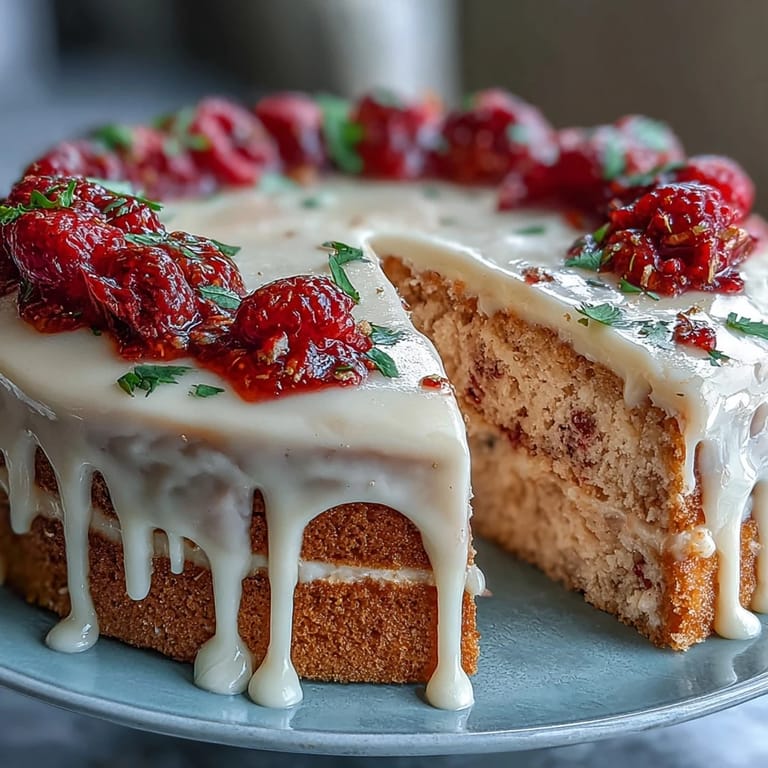 Admire this beautiful Rosé Velvet Cake, featuring a delicate pink hue and edible gold accents.
