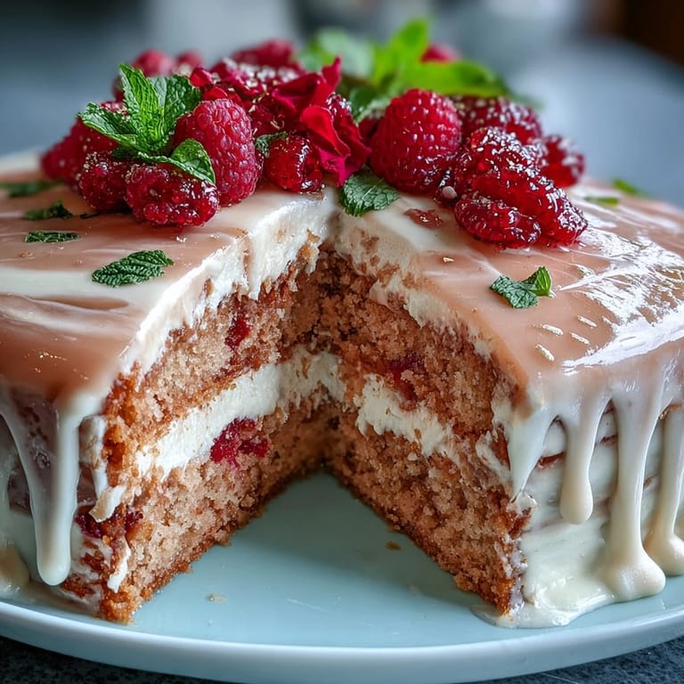 A stunning pink Rosé Velvet Cake, perfect for bridal showers, with a luxurious gold cascade.